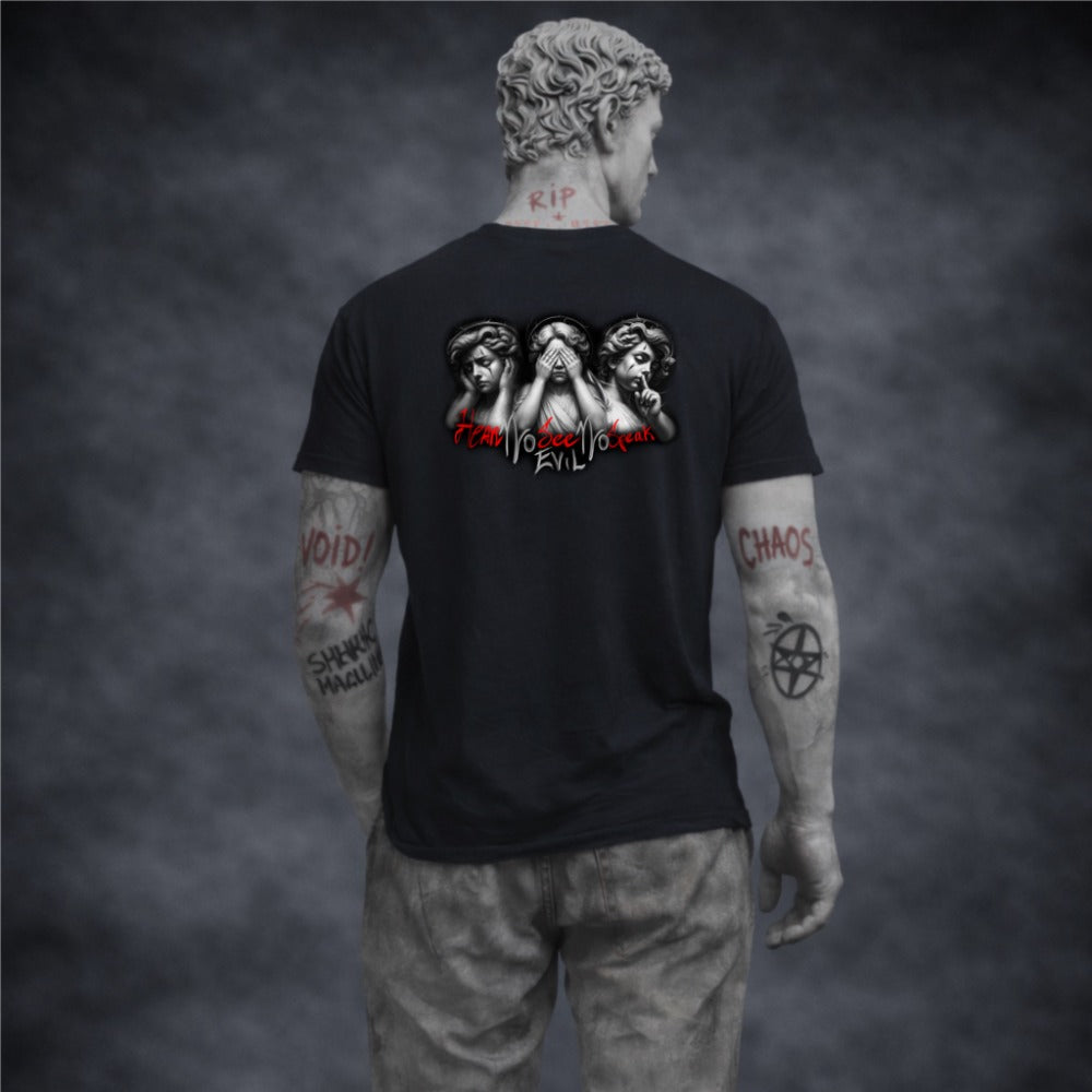 Oversized T-Shirt | Hear no, Speak no, See no Evil | INK & TRAP Collection Winter 2026 | ABT