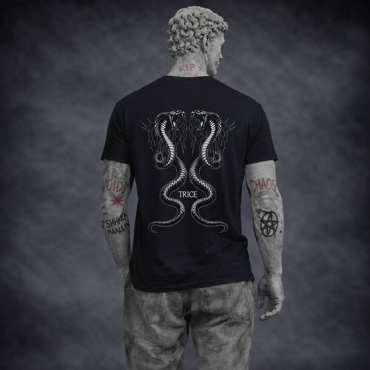 Oversized T-Shirt | Techno Venom White Edition | Changes Lente Collectie 2026