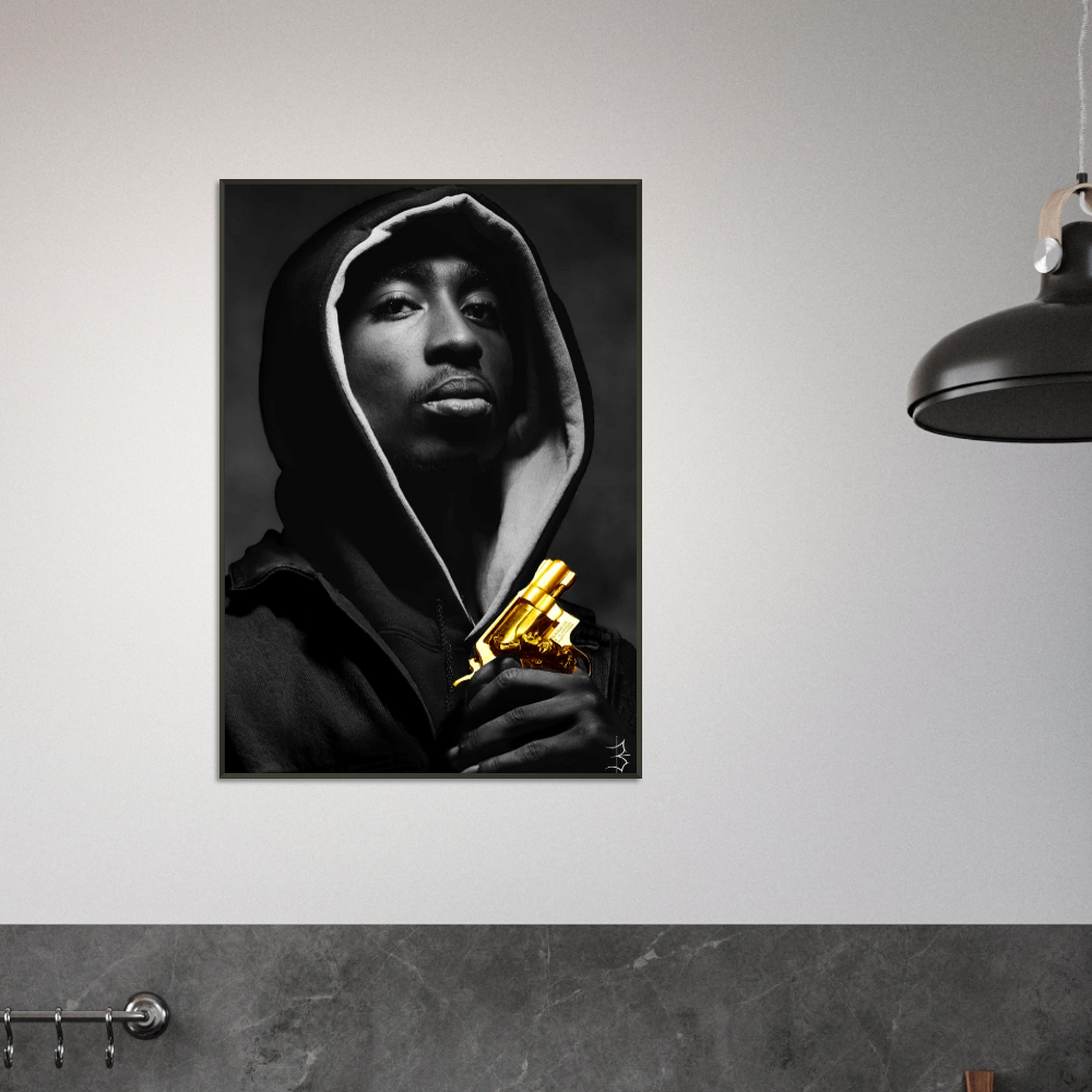 Tupac With Golden Gun | INK & TRAP collection 2026|