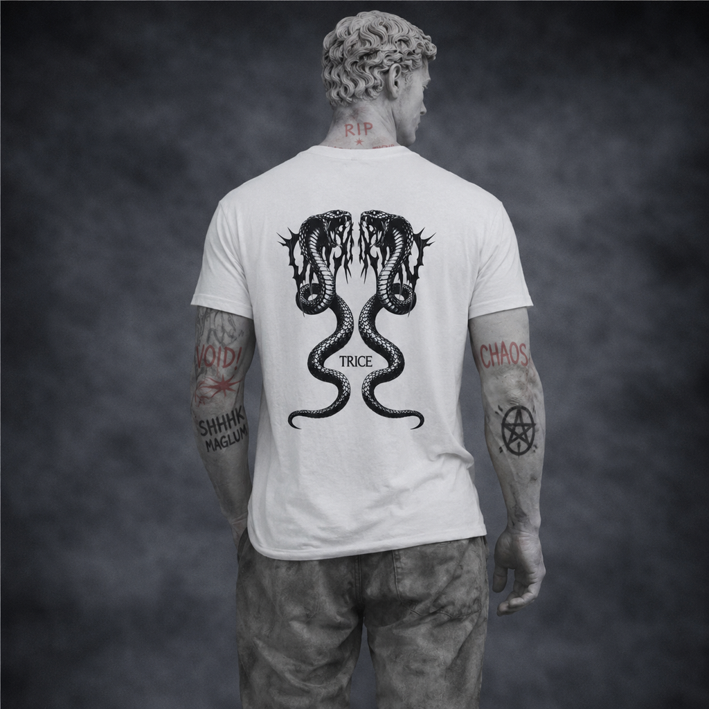 Oversized T-Shirt | Techno Venom White Edition | Changes Lente Collectie 2026
