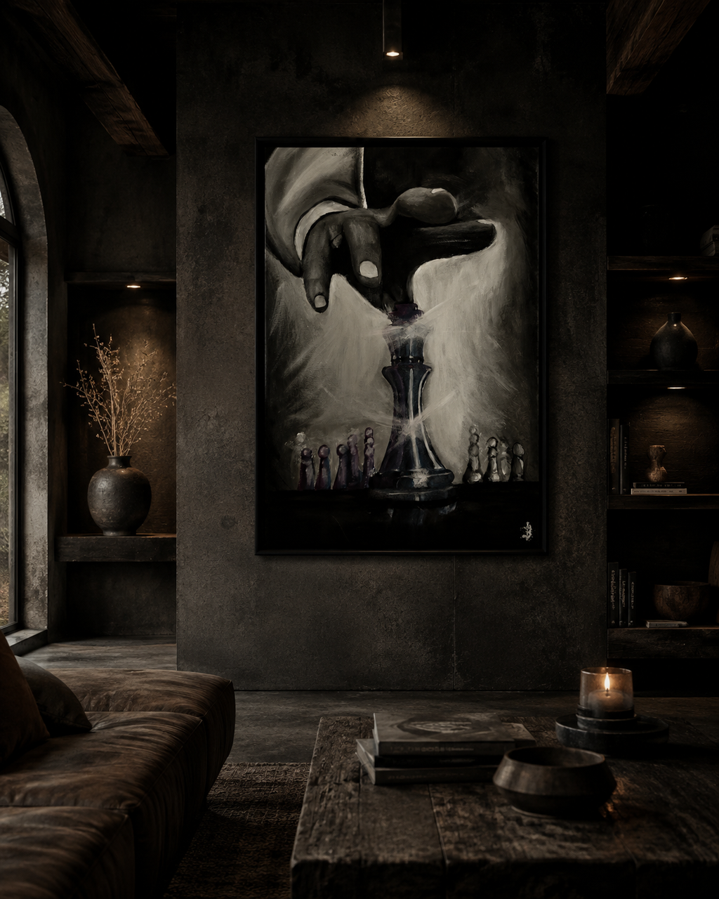 Wallprint "Take the King" |  Part 2 van de 3LOGY collectie