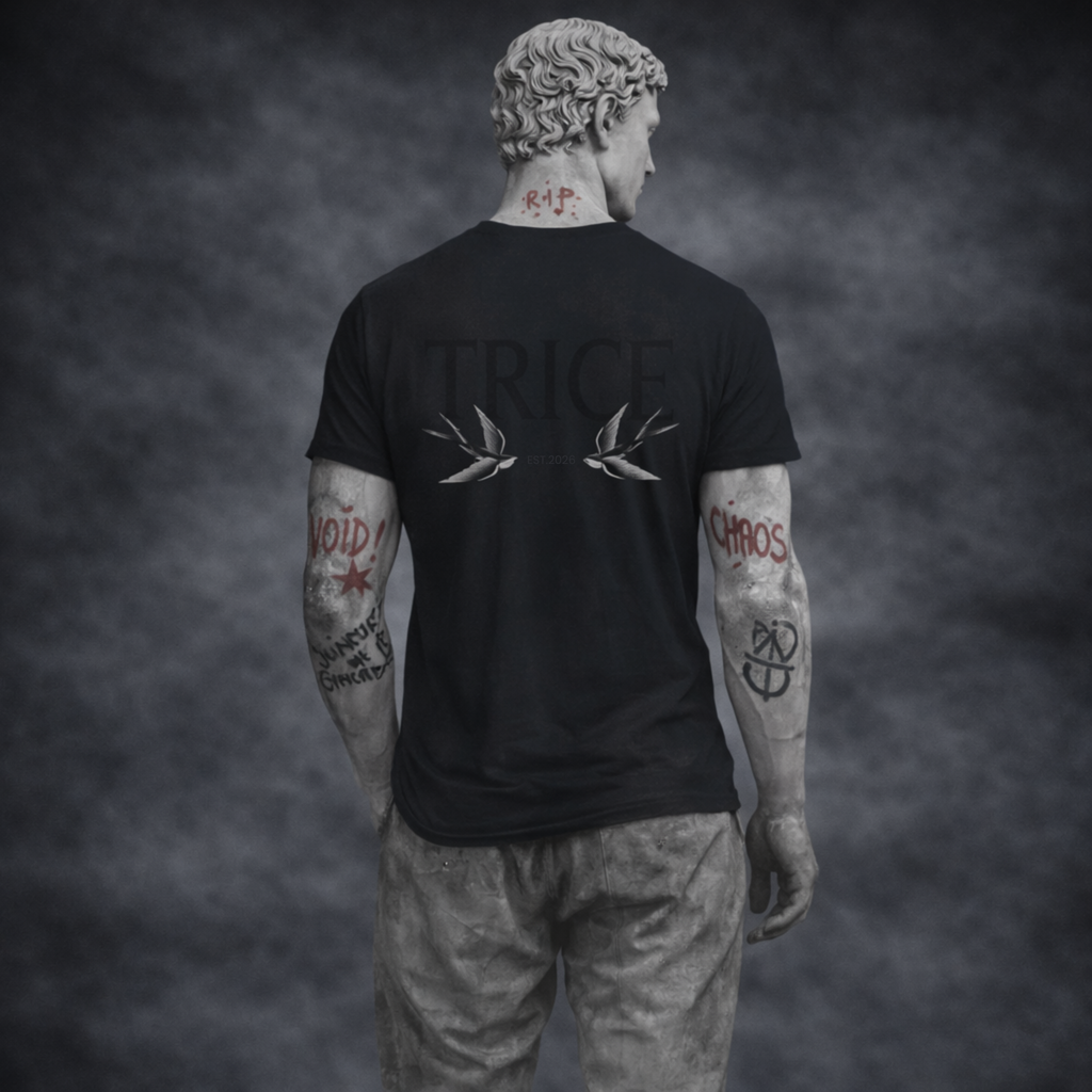 Oversized T-Shirt | Classic TRICE & Swallows | INK & TRAP Collection Winter 2026 | ABT