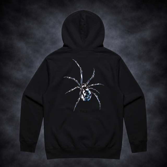 Oversized Hoodie| Black Widow | Unchained Winter Collectie 2026