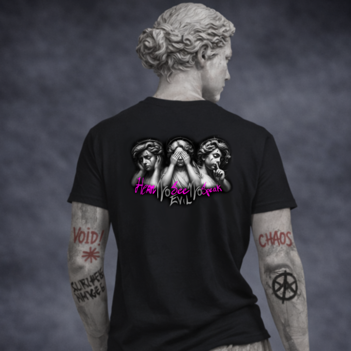 Oversized T-Shirt | Hear no, Speak no, See no Evil Women | Collection Winter 2026 | ABT