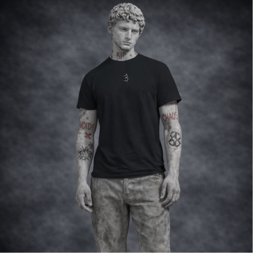 Oversized T-Shirt | Cross and Swallows | Collection Winter 2026 |